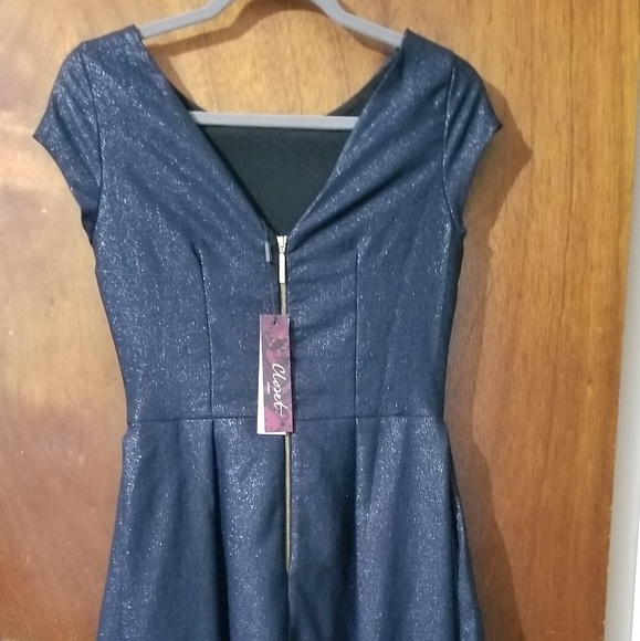 ASOS dark navy dress - Picture 2 of 2